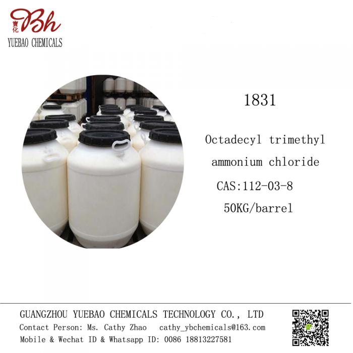 Manufacturer hot sale Trimethylstearylammonium Chloride Octadecyl trimethyl ammo
